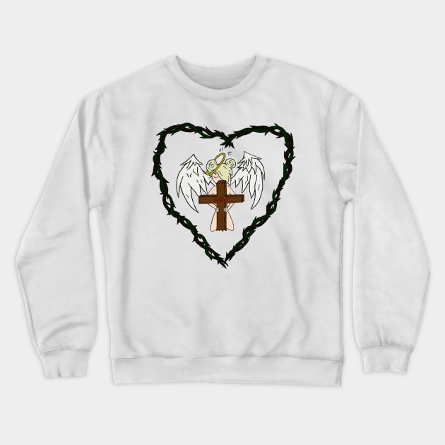 SAINT (colored) Crewneck Sweatshirt by LoversAndThieves